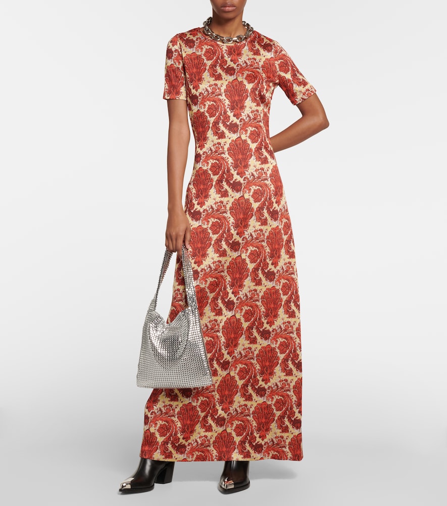 Printed maxi dress