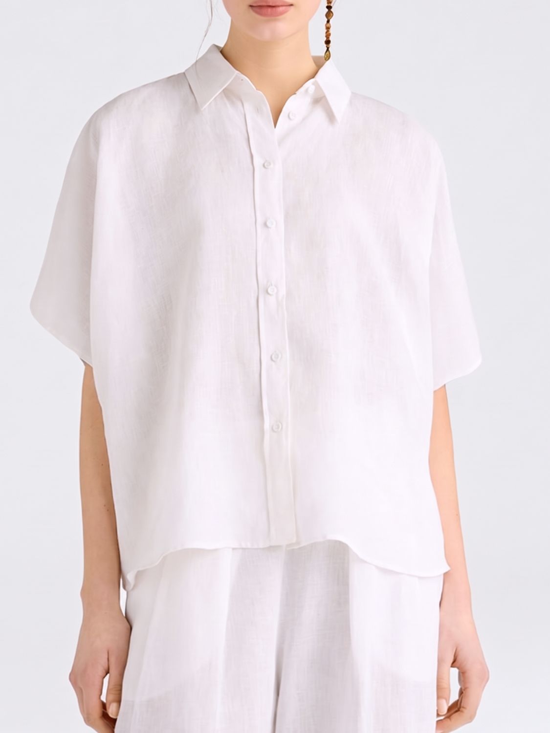 MOMONÌ Shirt Woman color Milk