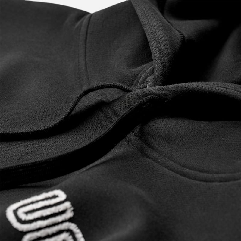 ® Women's ® Logo Hoodie Cotton Blend Tops in Black