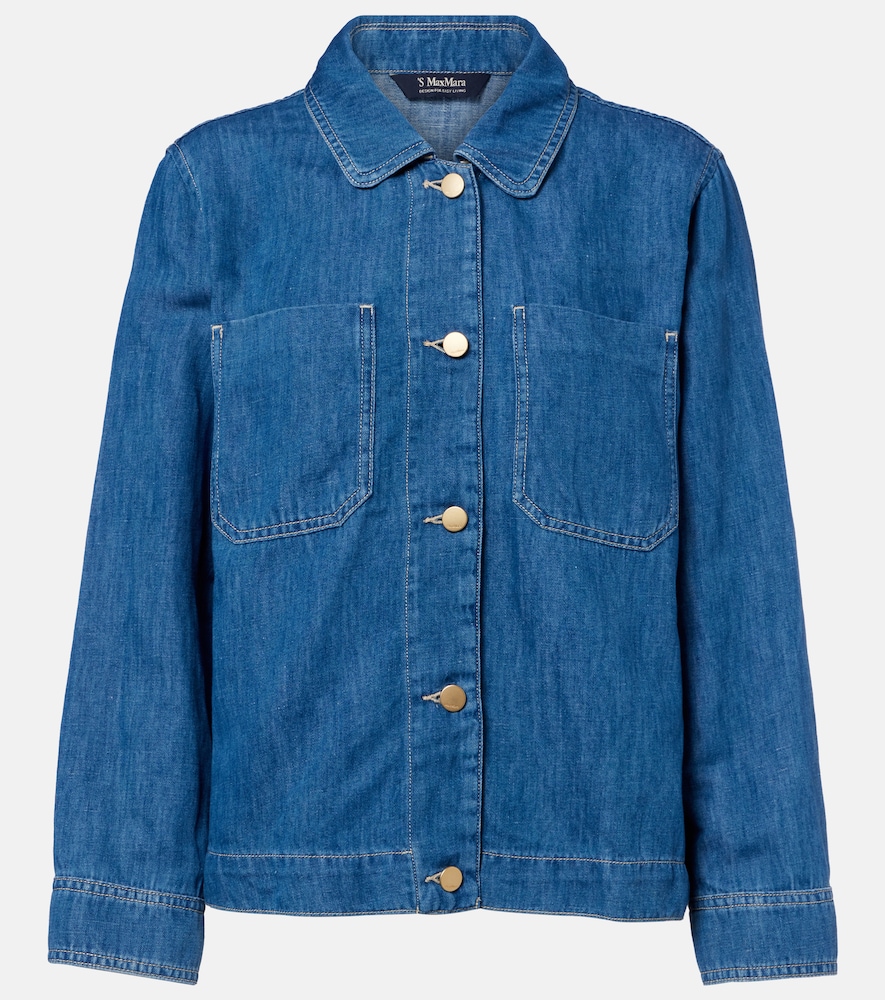 Galante cotton and linen denim jacket