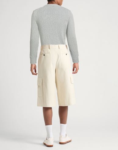 Agnona Man Sweater Light grey Size S Cotton, Silk, Metal