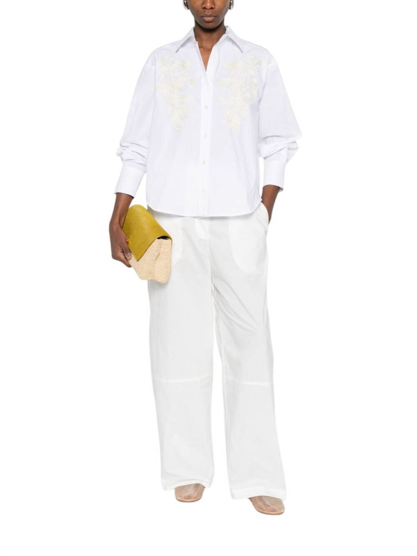 Embroidered Cotton Shirt