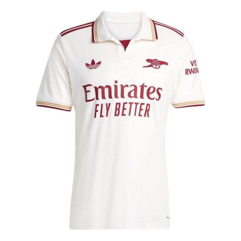 Arsenal 2025/2026 Third Kit 'Cloud White Burgundy'