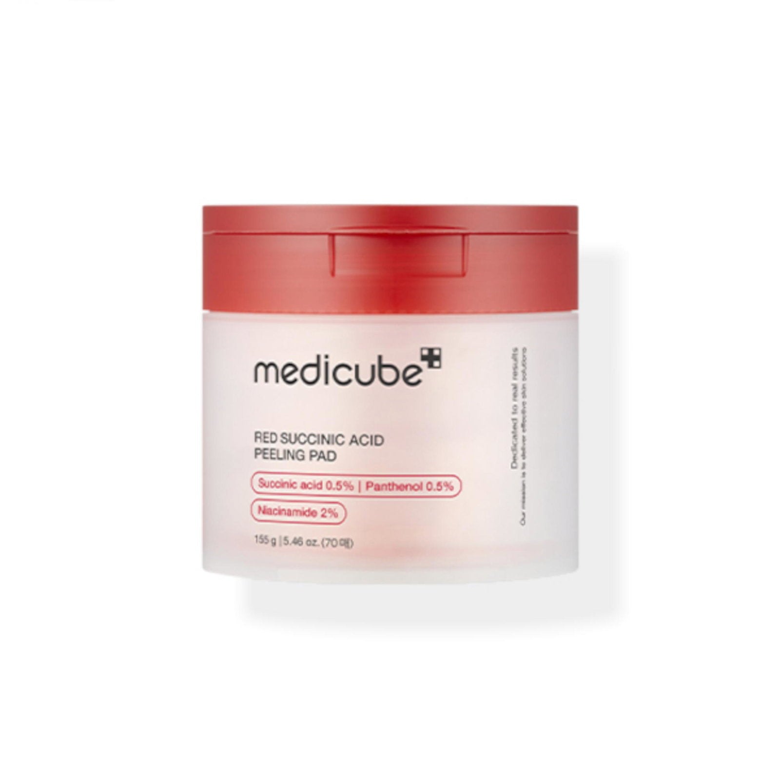 Dischetto peeling rosso all'acido succinico, esfoliante, lozione tonica, viso, , 155 g