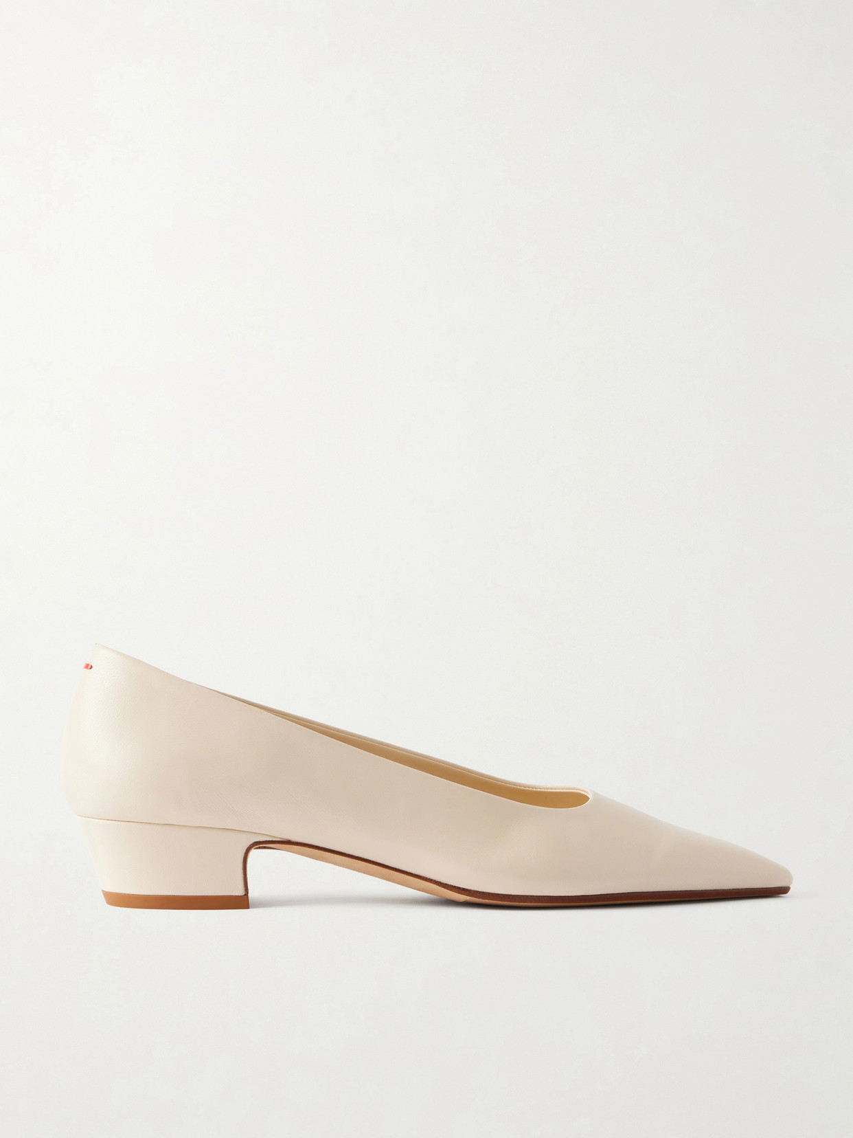 Rory Leather Pumps - Cream