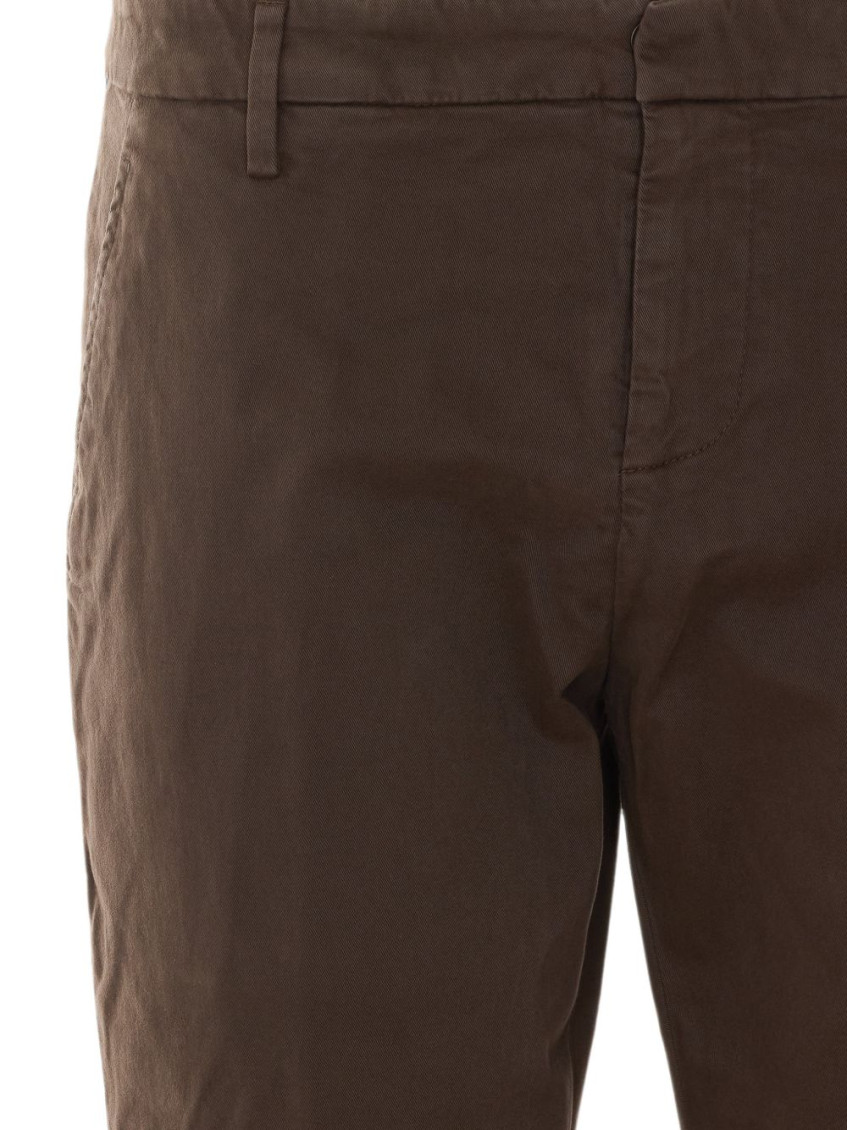 Brown Slim Chino Pants