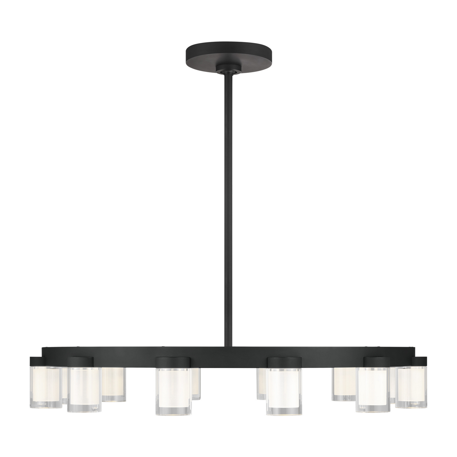 Nightshade Black LED Chandelier from the Esfera Collection
