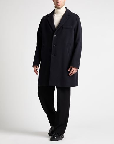 Herno Globe Man Coat Midnight blue Size 44 Wool