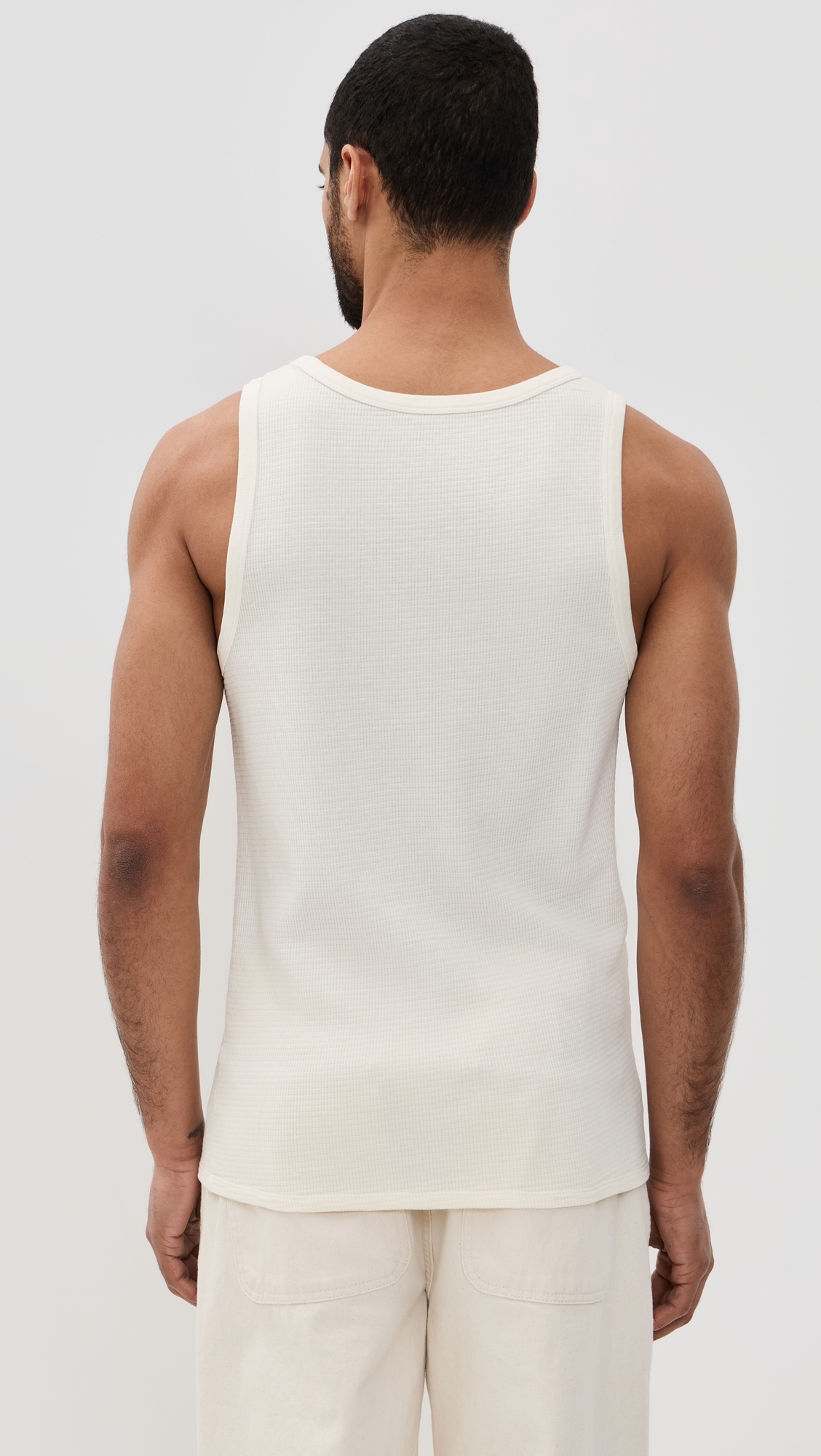 Knickerbocker Box Knit Tank Milk