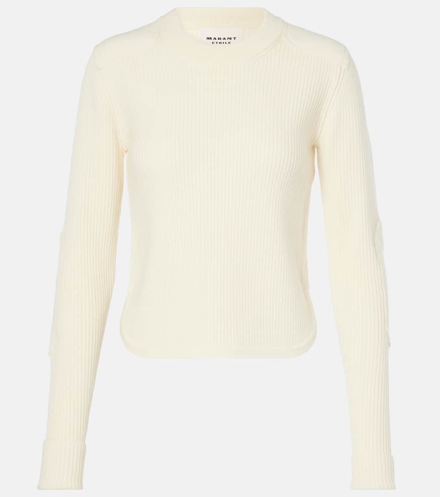 Gabyne ribbed-knit wool-blend sweater