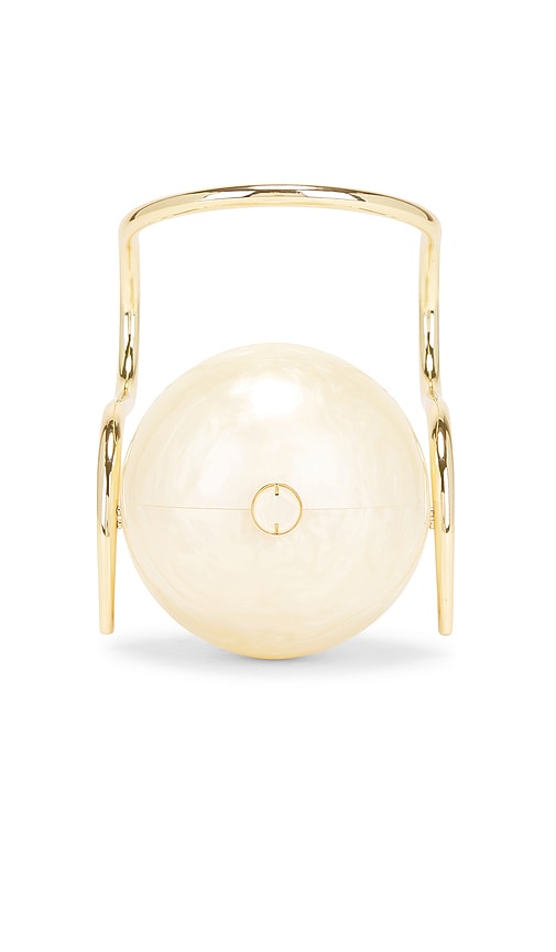 Cult Gaia Pearl Top Handle Bag in Ivory