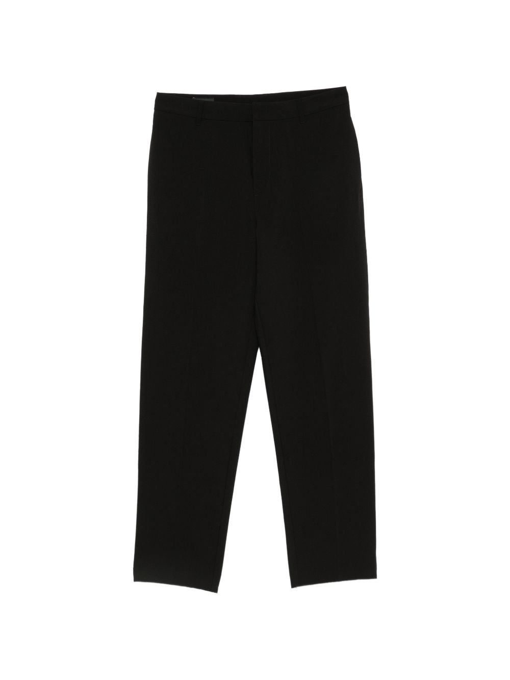Crepe Chino Trousers — Black