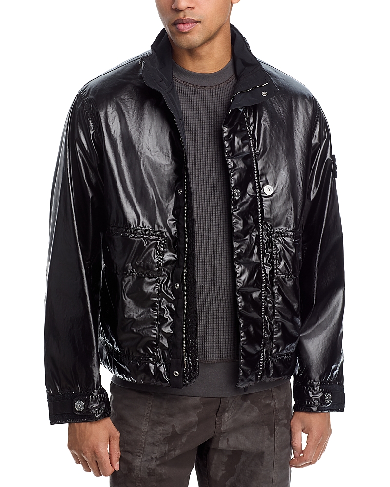 Compass-badge jacket - Black