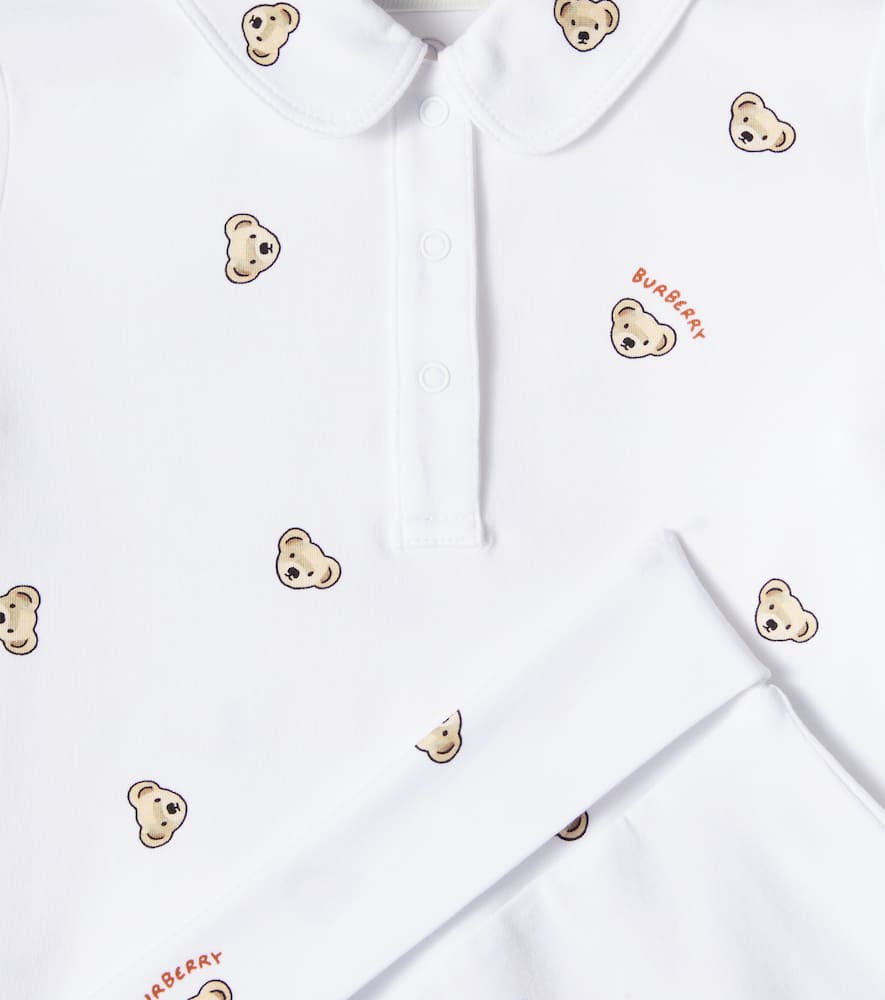 Baby logo bodysuit and leggings set