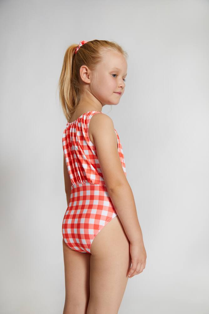 Suncracy Girlbari checked swimsuit
