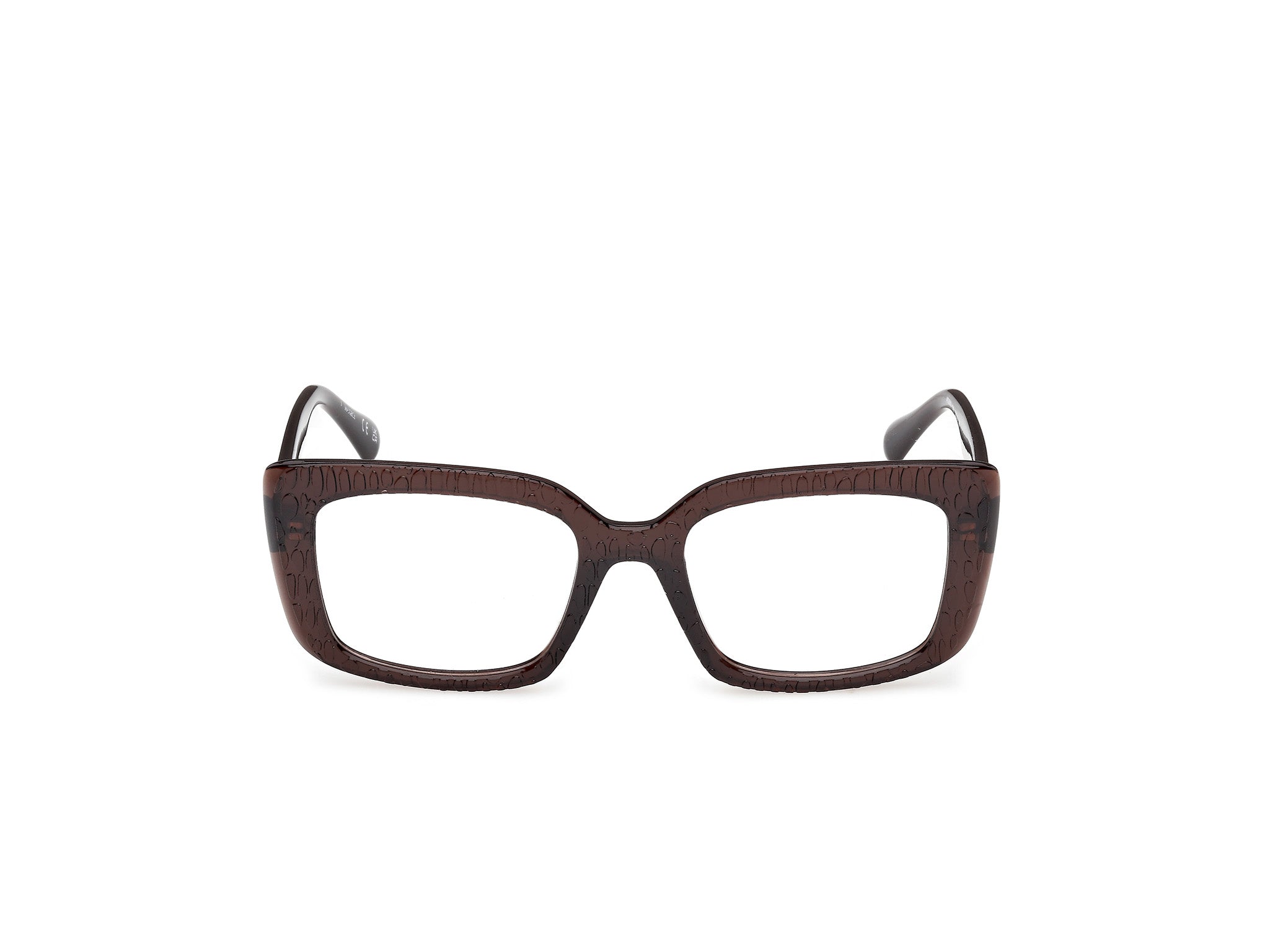 MAX&Co Mujer MAX&Co MO5206 048 Monturas ópticas Inyectado Marrón Cuadrada Norma