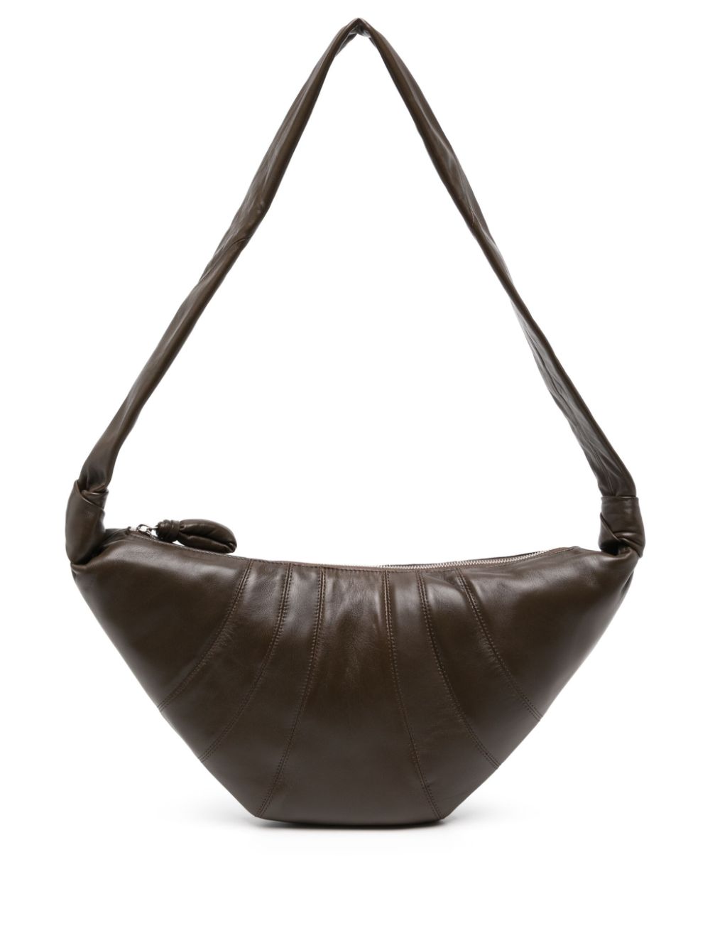 Small Croissant crossbody bag - Brown