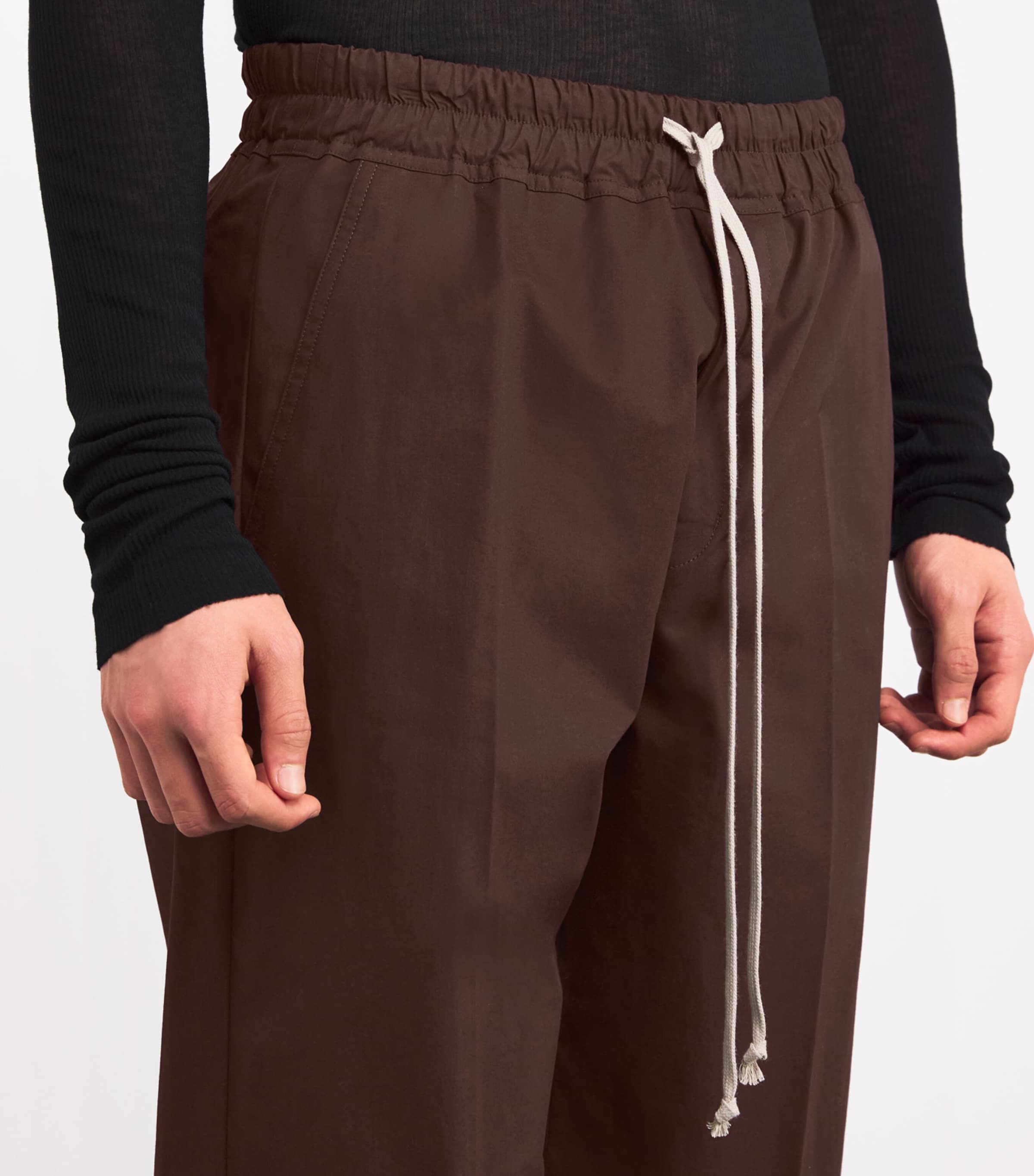 Cotton Wide-Leg Sweatpants