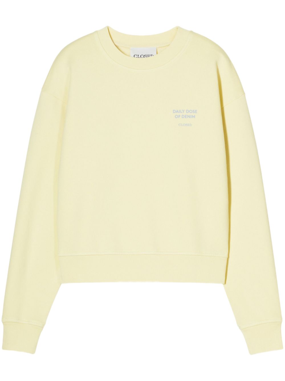 Printed sweatshirt - Yellow