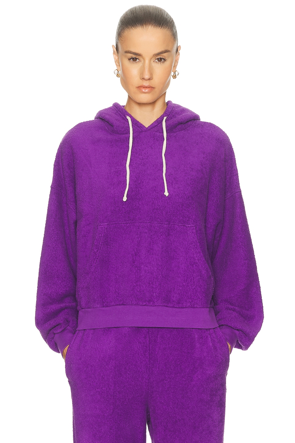 American Vintage Bobypark Hoodie in Purple