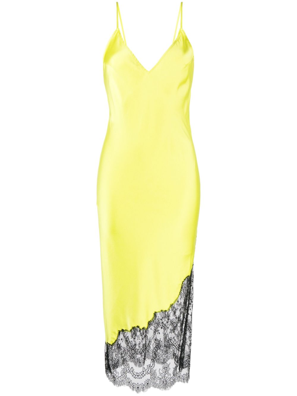 Lace-trim slip dress - VOLT