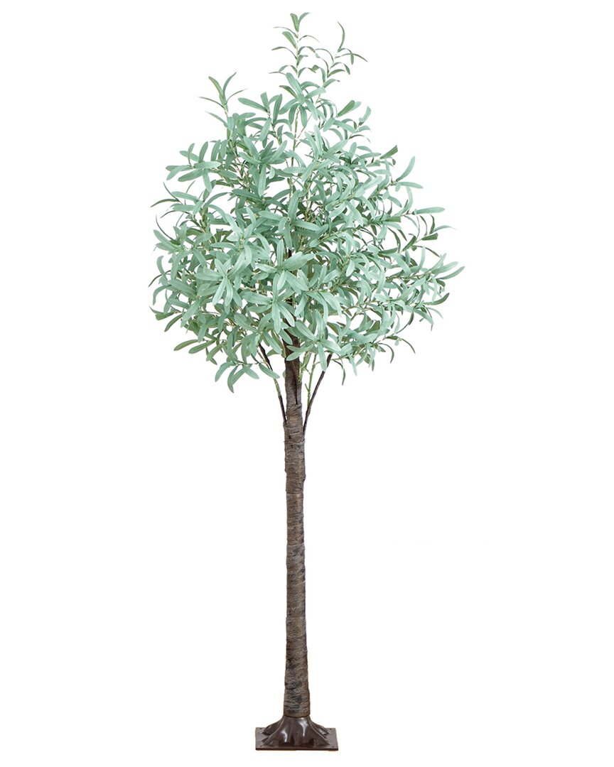 Nearly Natural 6ft Lighted Artificial Olive Tree with 420 Warm White LED  Lights