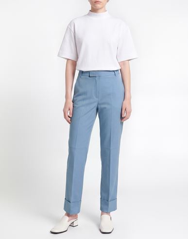Woman Pants Sky blue Size 6 Wool