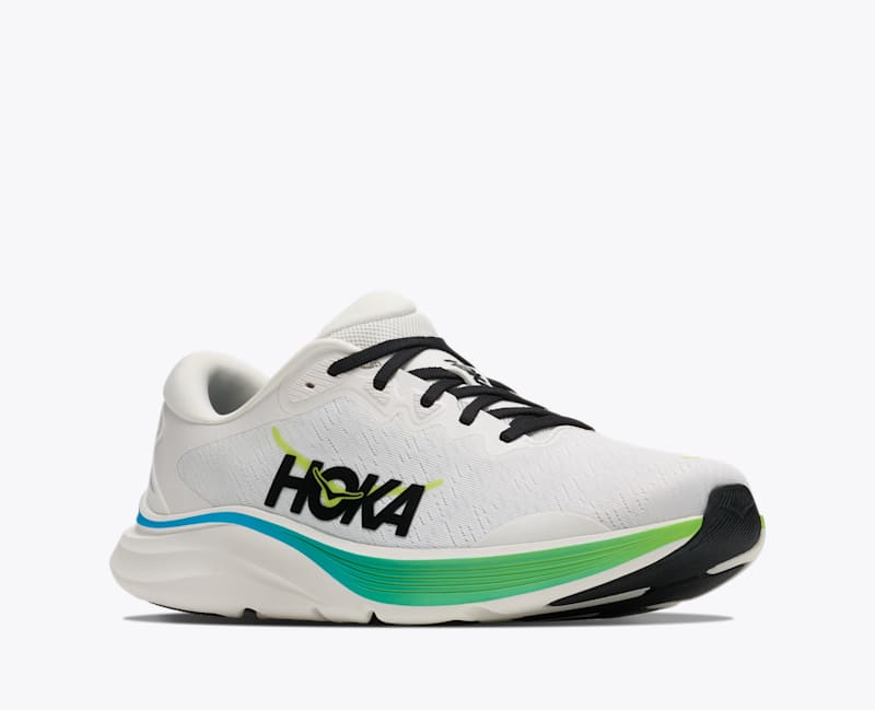 HOKA Men's Solimar 2 Shoes in White/Skyward Blue