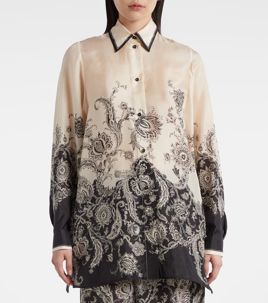 Rhiannon paisley silk shirt