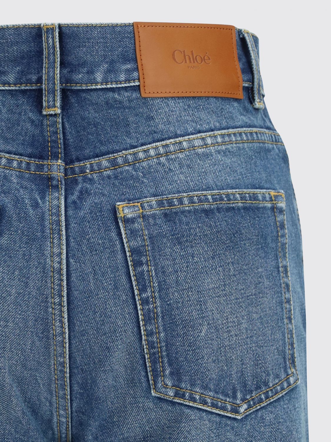 Jeans CHLOÉ Woman color Indigo