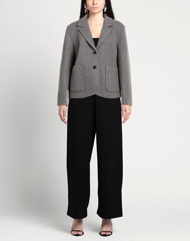 Woman Blazer Grey Size 10 Recycled wool