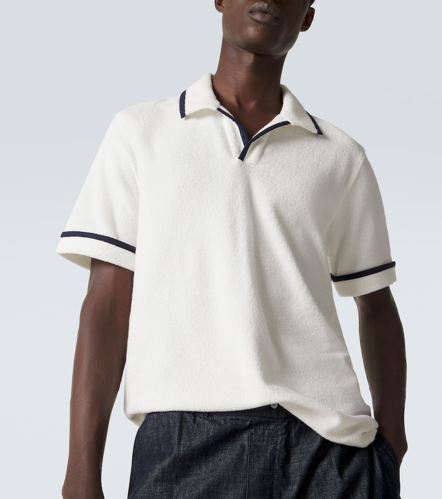Ellery cotton terry polo shirt