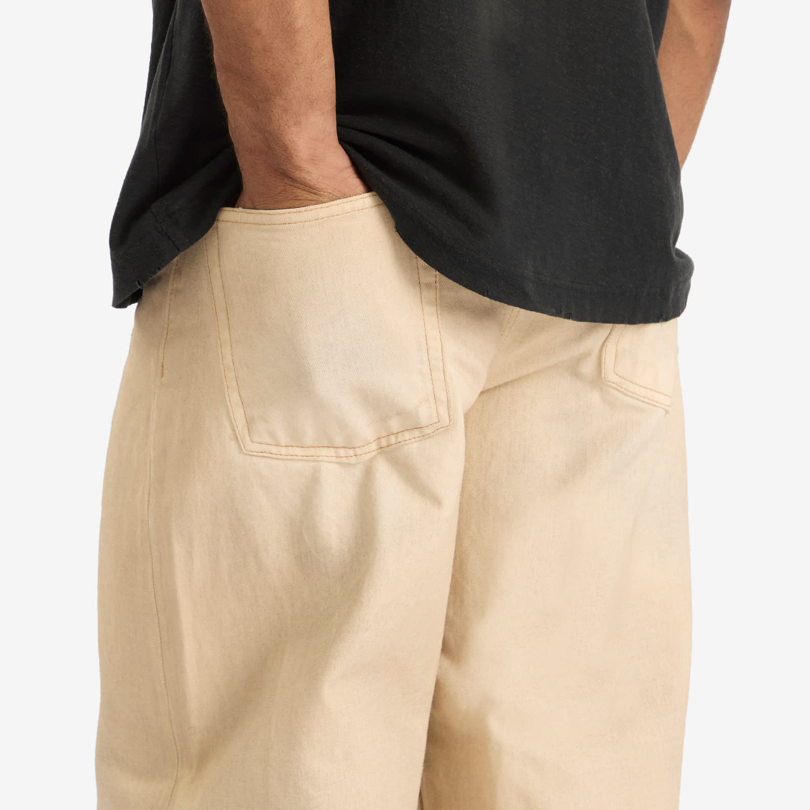 Men's 1981 U Traffic Sand Wash Loose Fit Jeans in Sand Beige
