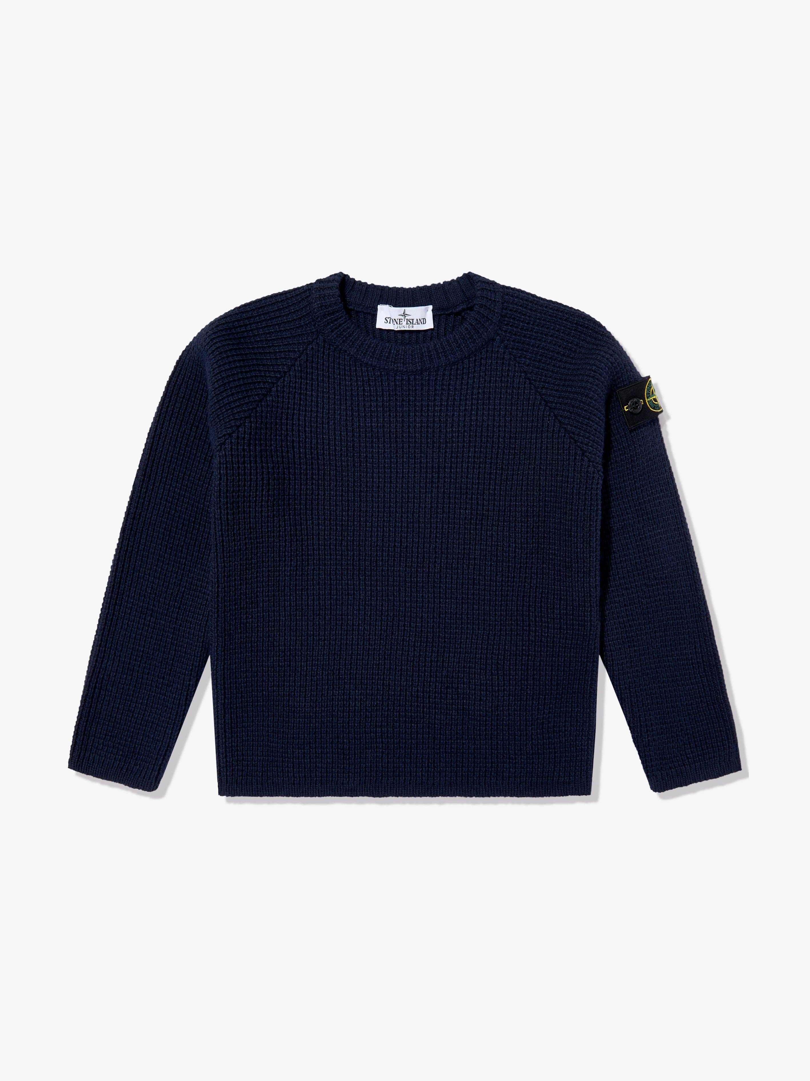 Kids Wool Jumper in Navy 12 Years Blue By Childsplay Clothing