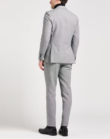 Man Suit Grey Size 38 Linen, Polyester