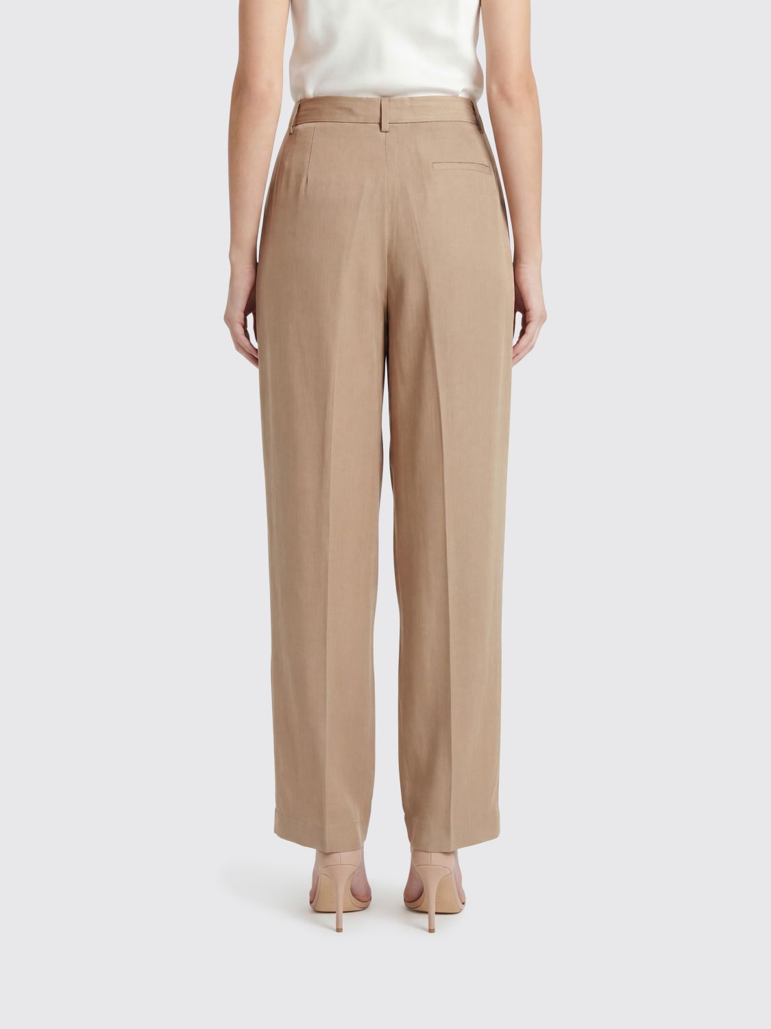 Pants Woman color Beige