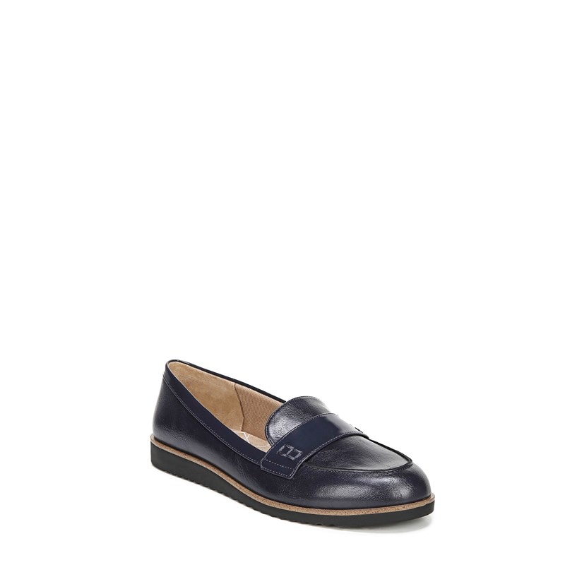 Women's Zee Loafers (Navy Patent)