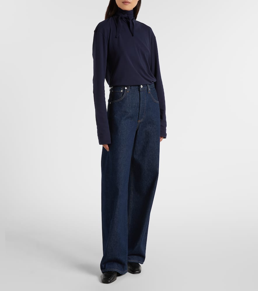 Ayla high-rise wide-leg jeans
