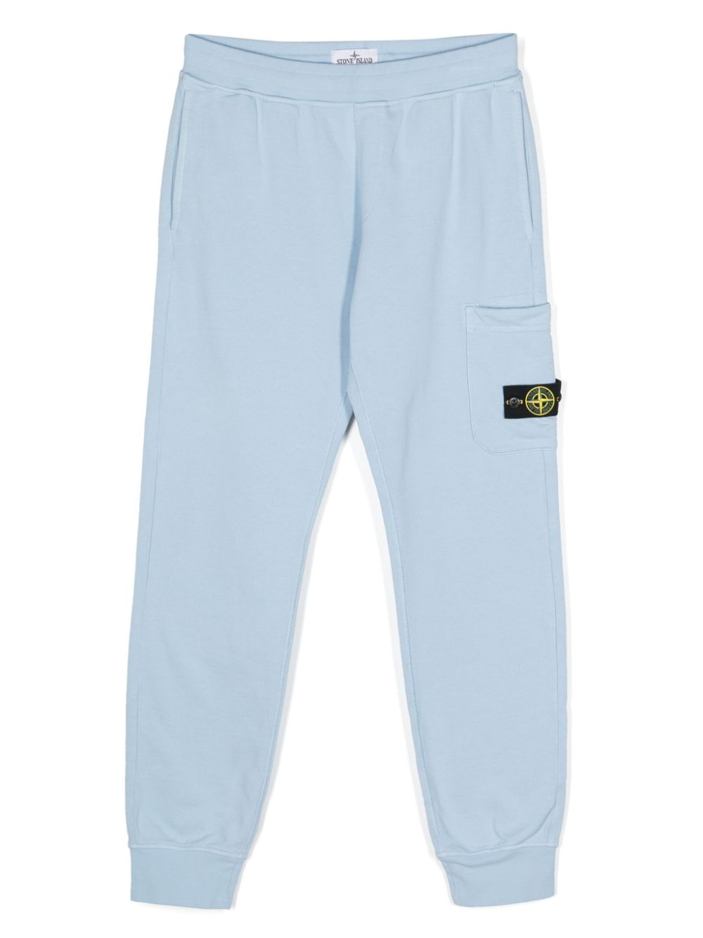 Compass-badge track pants - Blue