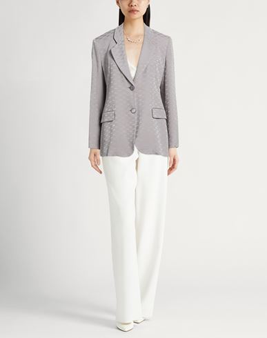 Woman Blazer Grey Size 6 Viscose