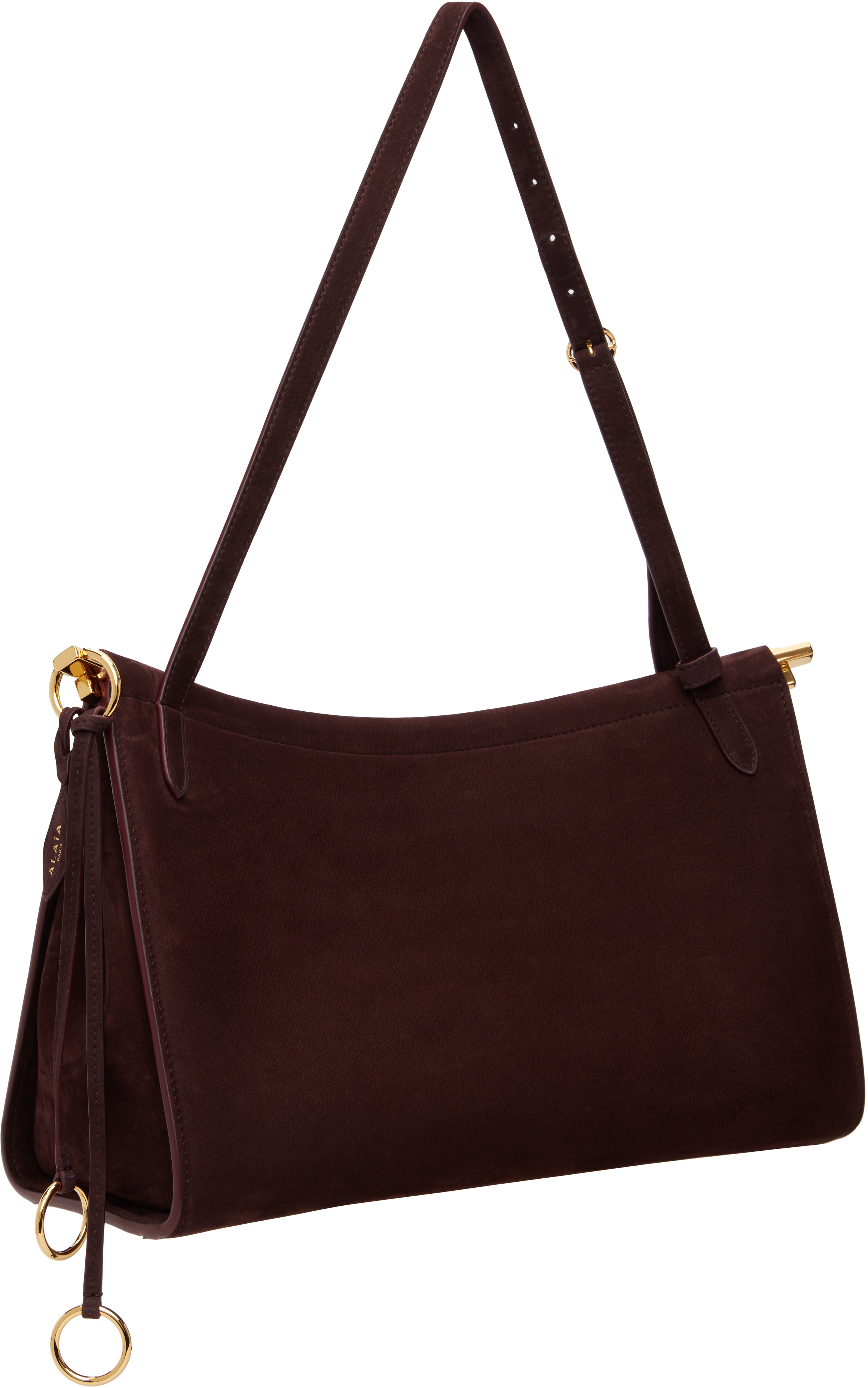 Burgundy 'Le Click' Pocket 35 Bag