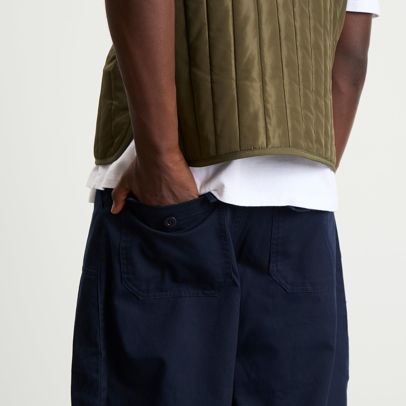 Men's Twill Balloon Pants Navy