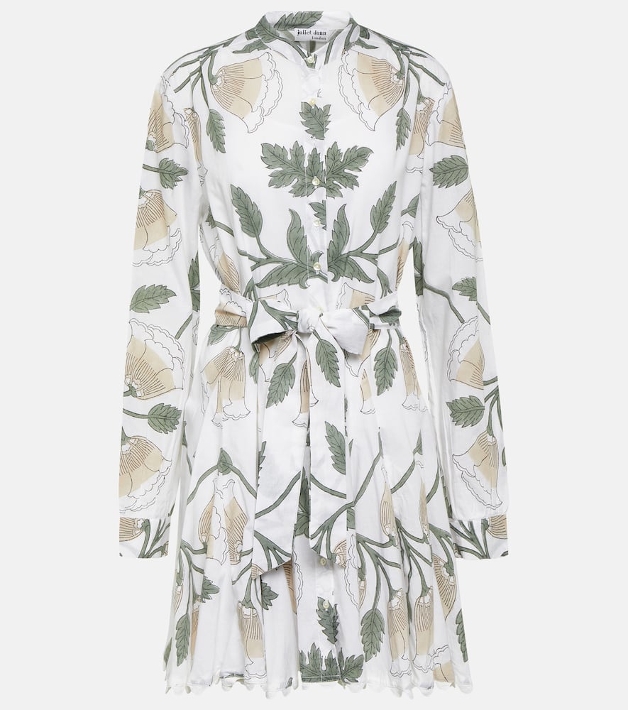 Juliet Dunn Floral cotton minidress