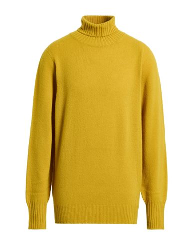 Man Turtleneck Mustard Size 48 Lambswool
