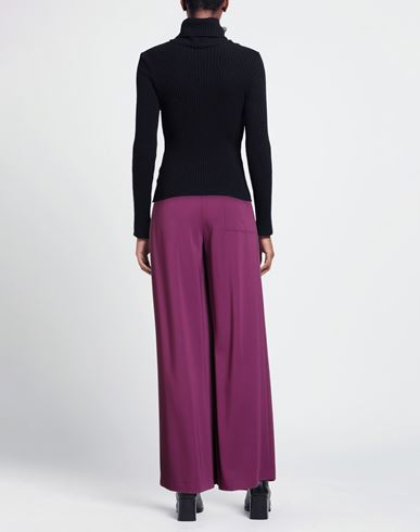Woman Pants Purple Size 6 Viscose, Elastane