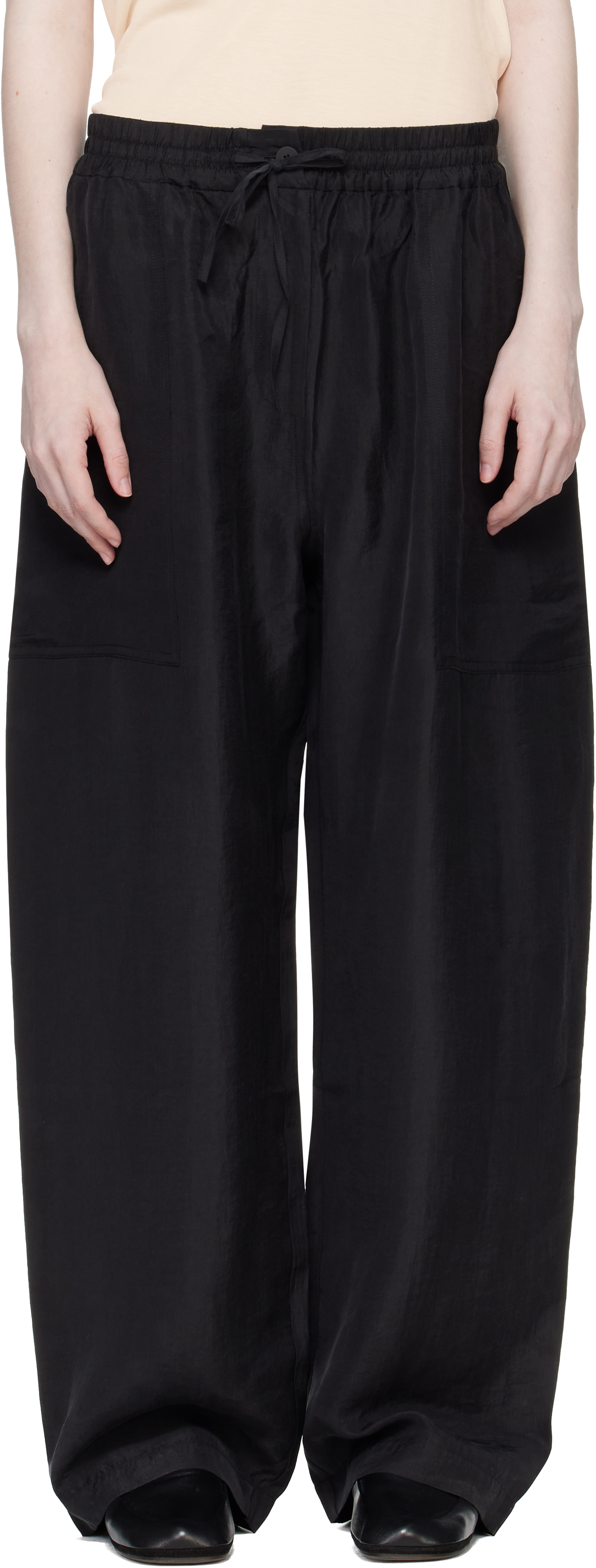 Black Capel Twill Trousers