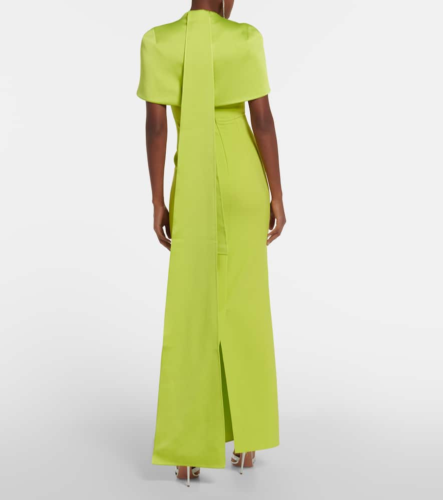 Kalika crêpe gown