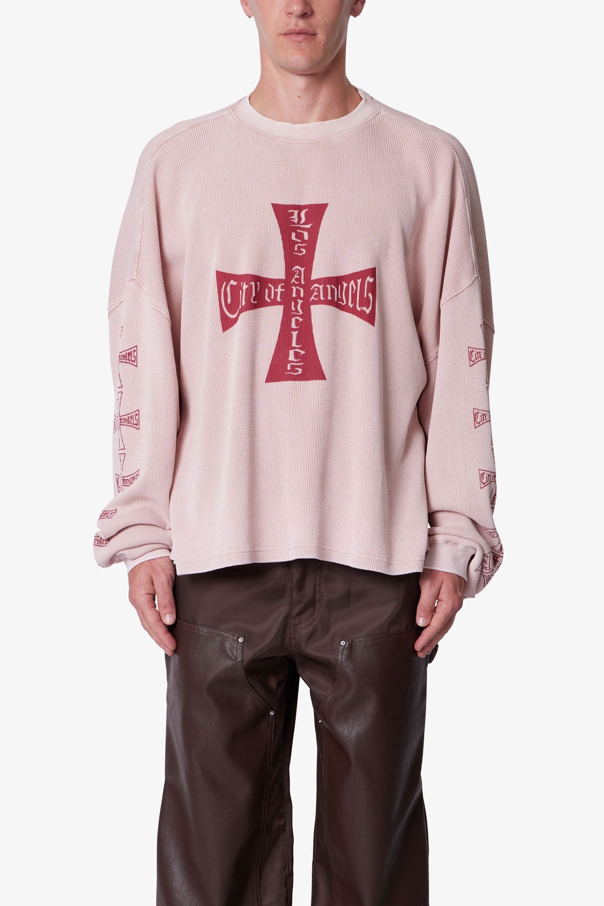 Washed LA Thermal Shirt - Washed White
