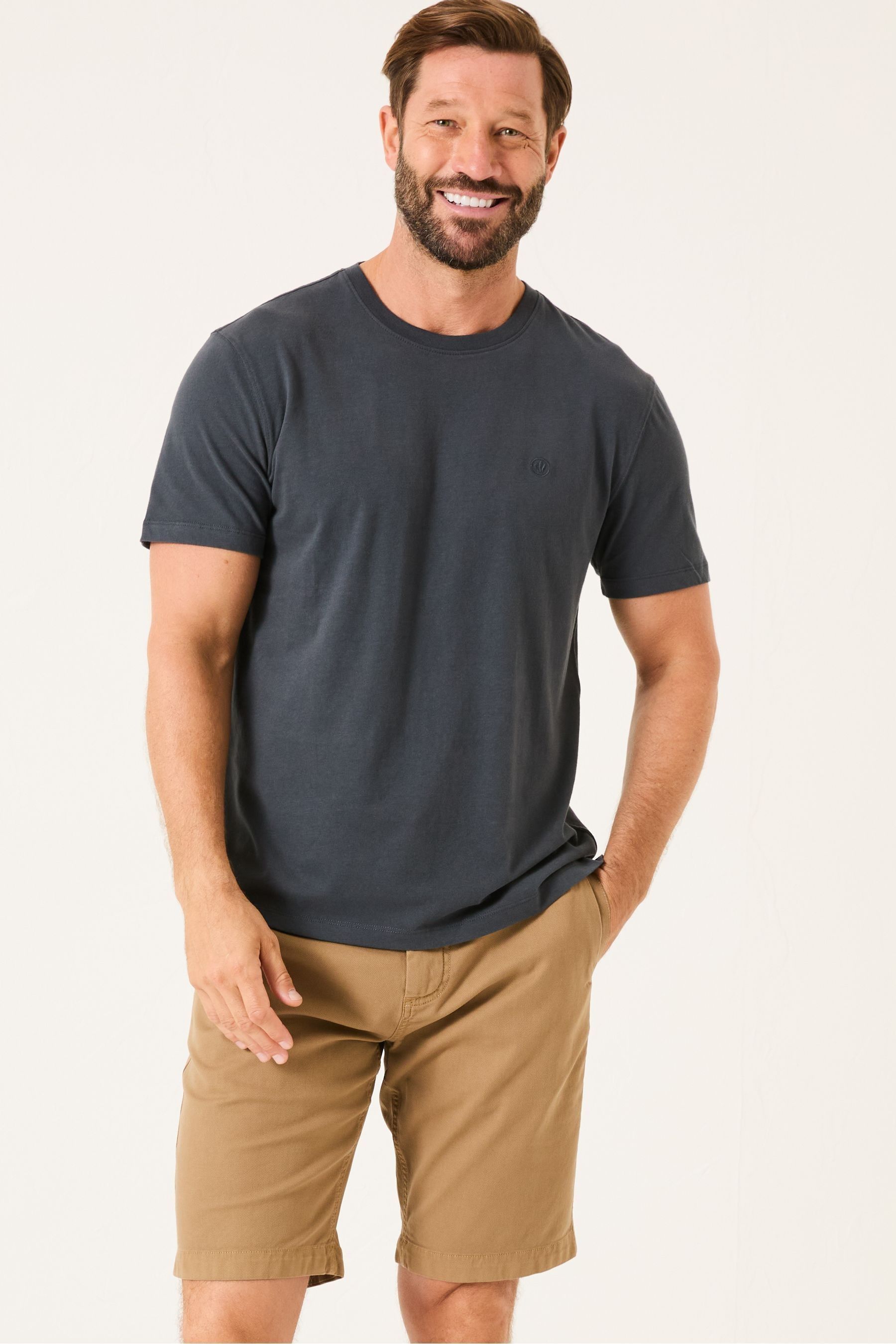 Lulworth Washed Black T-Shirt