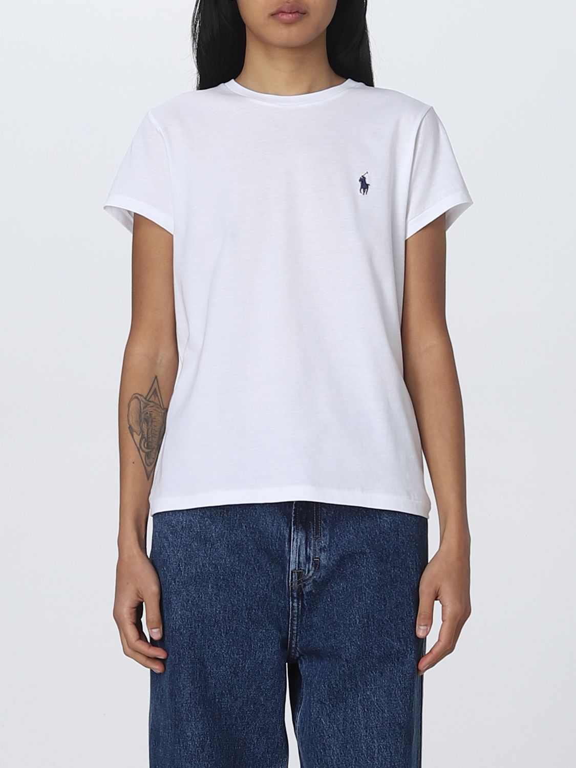 Polo Shirt Woman color White